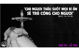Thứ Tư Lễ Tro Năm B ( Mt 6, 1-6.16-18 ) năm 2021