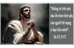 Chúa nhật VI Phục Sinh B ( Ga 15, 9-17 ) năm 2021
