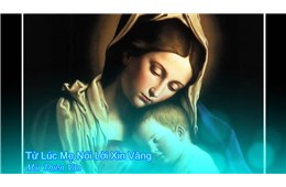 ĐỨC MẸ DẠY TÔI: HÃY CÙNG VỚI MẸ NÓI LỜI XIN VÂNG - GB. Bùi Tuần