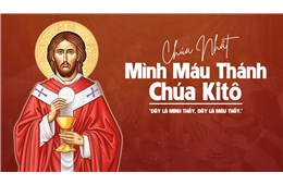 Chúa Nhật Lễ Mình Máu Thánh Chuá C ( Lc 9, 11b-17 )  năm 2022