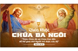 Lễ Thiên Chúa Ba Ngôi A ( Ga 3, 16-18 ) năm 2023