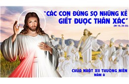 Chúa nhật XII Quanh năm A  ( Mt 10, 26-33 ) năm 2023