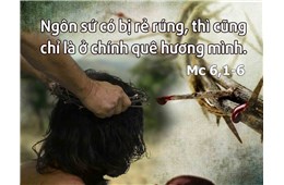 Chúa nhật XIV Quanh năm B ( Mc 6, 1-6 ) năm 2024